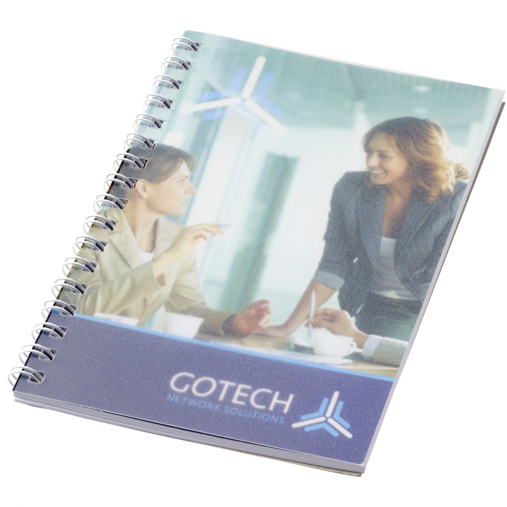 Logotrade corporate gifts photo of: Desk-Mate® spiral A6 notebook PP cover