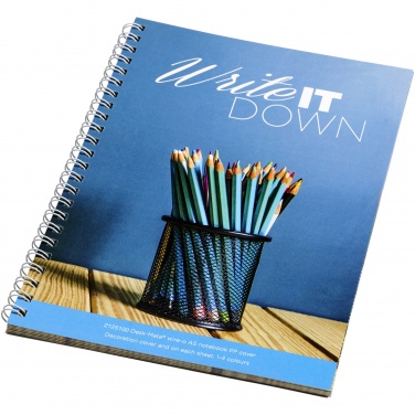 Logo trade business gift photo of: Desk-Mate® A5 spiral notebook
