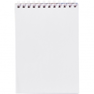 Logo trade promotional products image of: Desk-Mate® spiral A6 notebook