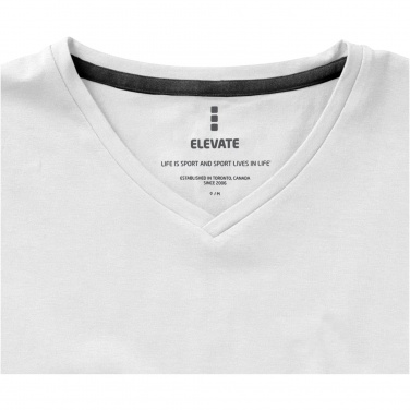 Logotrade business gifts photo of: Kawartha short sleeve women's organic V-neck t-shirt