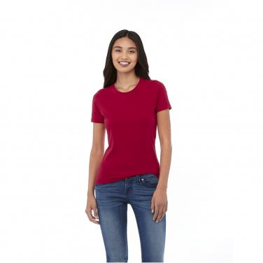 Logo trade advertising products image of: Balfour short sleeve women's organic t-shirt