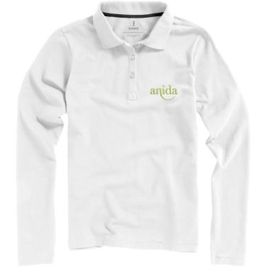 Logotrade advertising product picture of: Oakville long sleeve women's polo