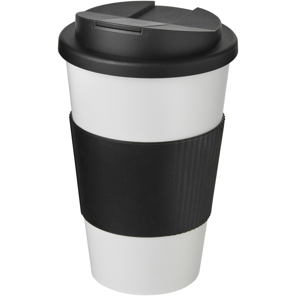 Logo trade promotional giveaways picture of: Americano® 350 ml tumbler with grip & spill-proof lid