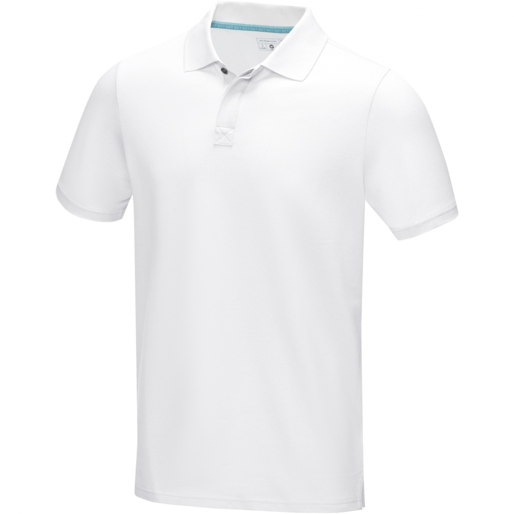 Logotrade business gifts photo of: Graphite short sleeve men’s organic polo