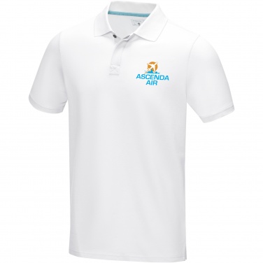 Logotrade promotional merchandise picture of: Graphite short sleeve men’s organic polo