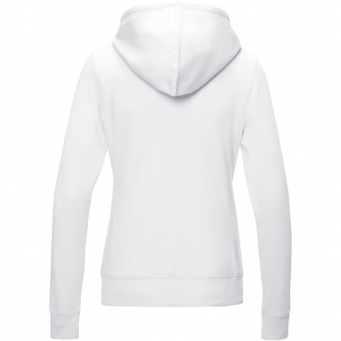 Logo trade promotional gifts image of: Ruby women’s organic recycled full zip hoodie
