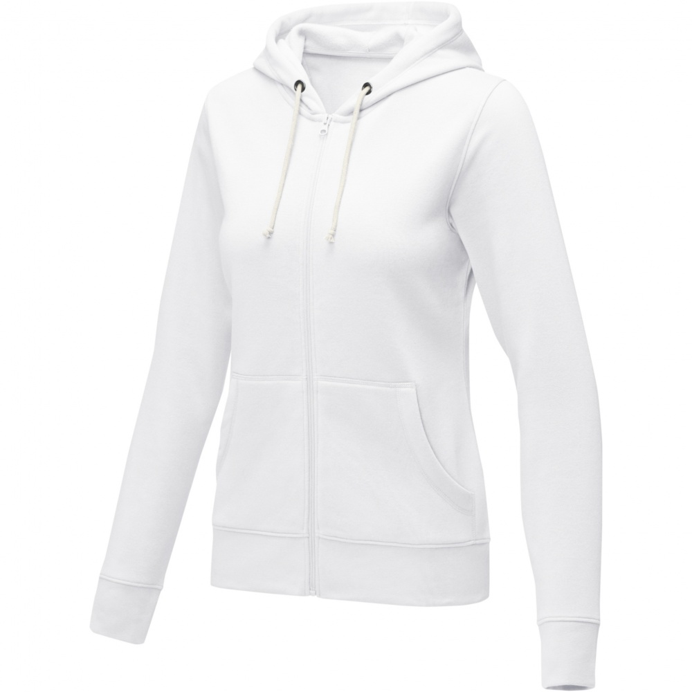 Logo trade advertising products picture of: Theron women’s full zip hoodie
