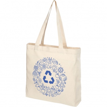 Logo trade corporate gifts image of: Pheebs 210 g/m² recycled gusset tote bag 13L
