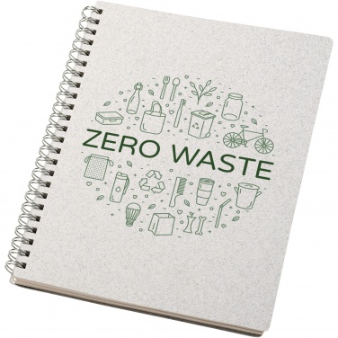 Logotrade promotional item picture of: Bianco A5 size wire-o notebook