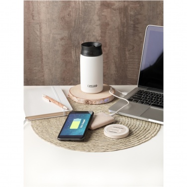 Logotrade promotional merchandise photo of: Naka 5W wheat straw wireless charging pad