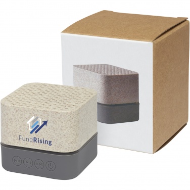 Logotrade promotional merchandise image of: Aira wheat straw Bluetooth® speaker