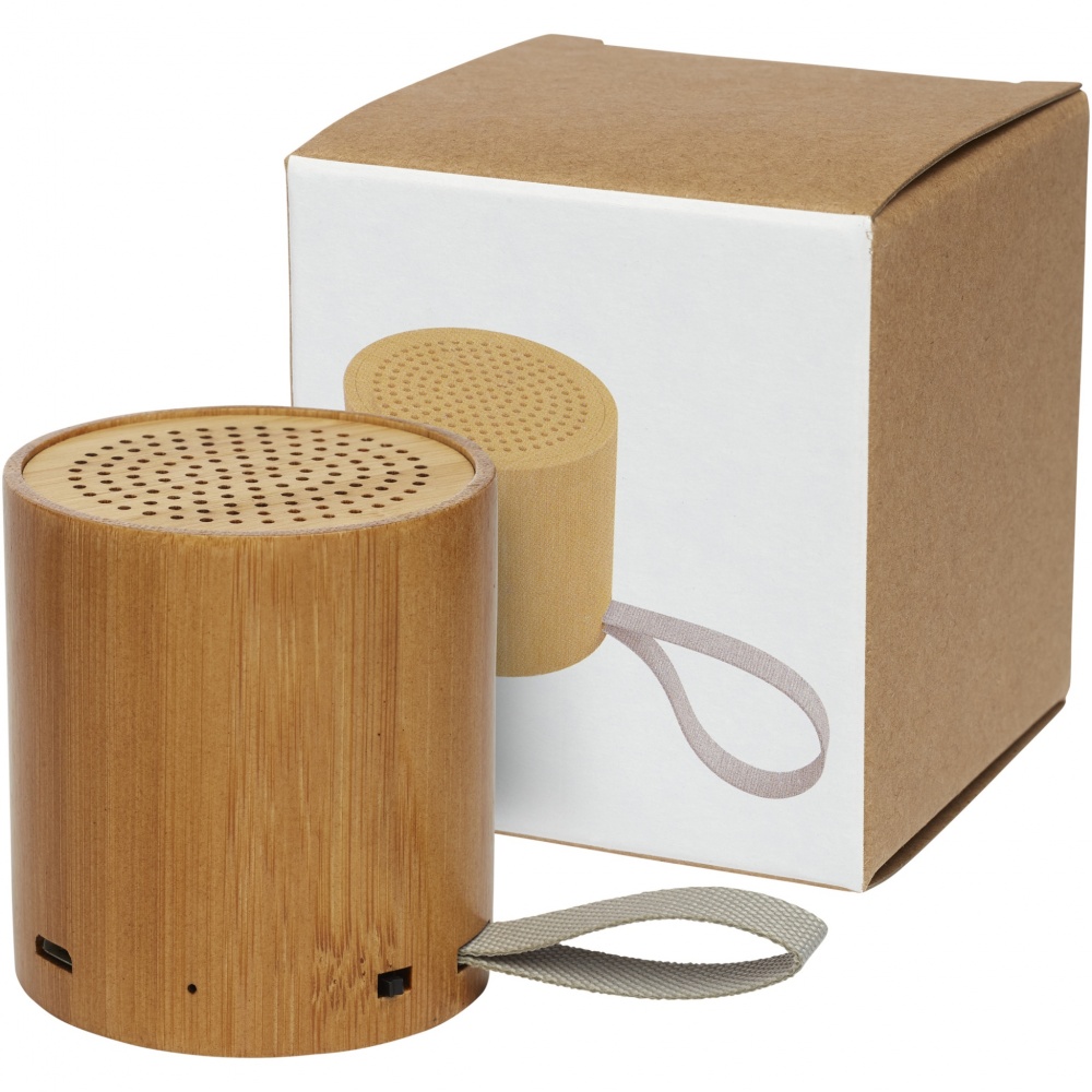 Logo trade promotional giveaway photo of: Lako bamboo Bluetooth® speaker 