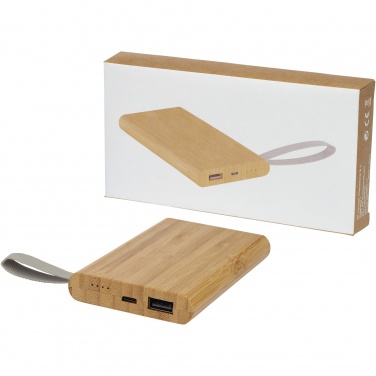 Logotrade advertising product image of: Tulda 5000 mAh bamboo power bank