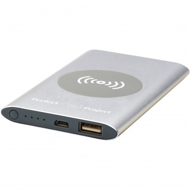 Logo trade business gift photo of: Juice 4000mAh wireless power bank 