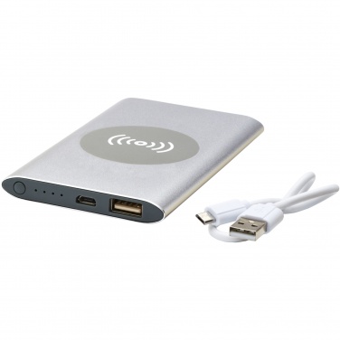 Logo trade advertising product photo of: Juice 4000mAh wireless power bank 