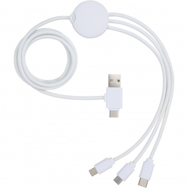 Logotrade promotional product image of: Pure 5-in-1 charging cable with antibacterial additive