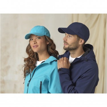 Logo trade promotional giveaways picture of: Mica 6 panel GRS recycled cool fit cap