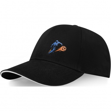 Logotrade business gift image of: Topaz 6 panel GRS recycled sandwich cap