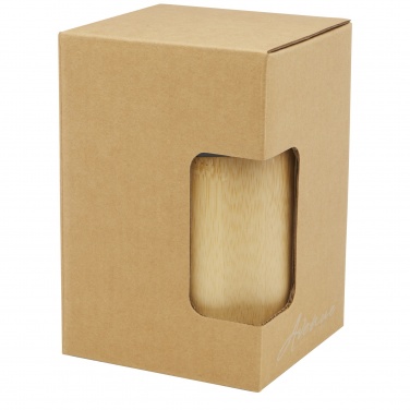 Logo trade promotional gifts image of: Pereira 320 ml porcelain mug with bamboo outer wall