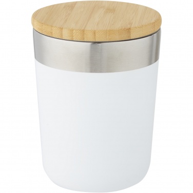 Logotrade promotional gifts photo of: Lagan 300 ml stainless steel tumbler with bamboo lid