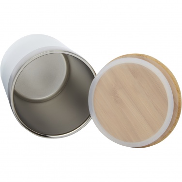 Logo trade corporate gifts image of: Lagan 300 ml stainless steel tumbler with bamboo lid