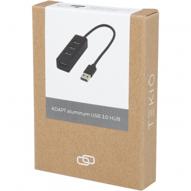 Logotrade corporate gift image of: ADAPT aluminum USB 3.0 hub