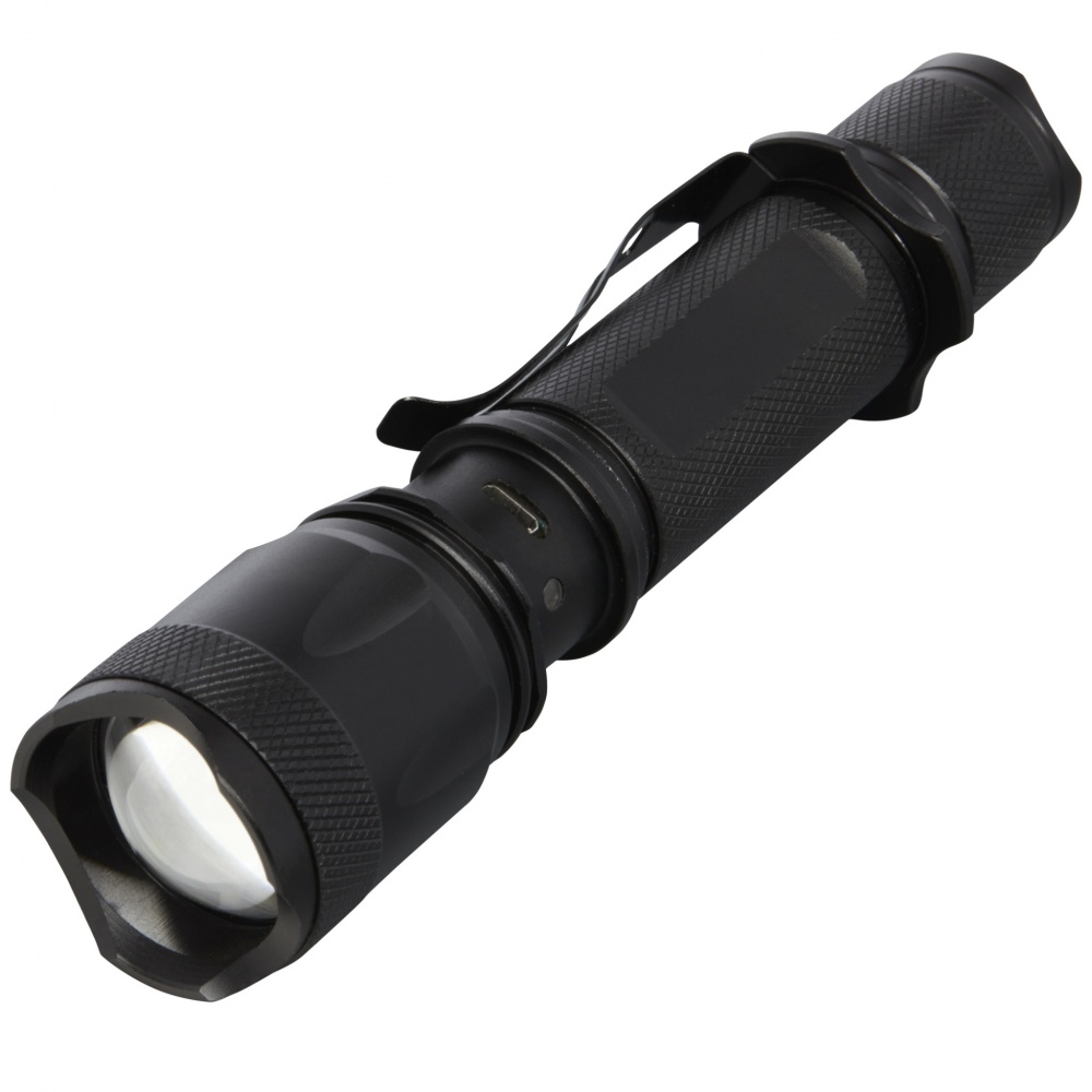 Logotrade promotional gift image of: Mears 5W rechargeable tactical flashlight