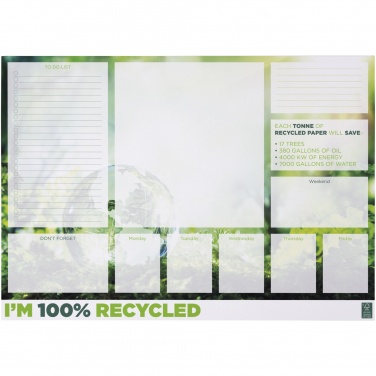 Logotrade promotional product picture of: Desk-Mate® A2 recycled notepad