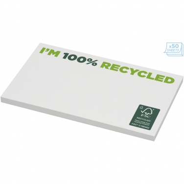 Logo trade advertising products image of: Sticky-Mate® recycled sticky notes 127 x 75 mm