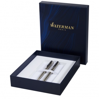 Logotrade promotional giveaway image of: Waterman duo pen gift box