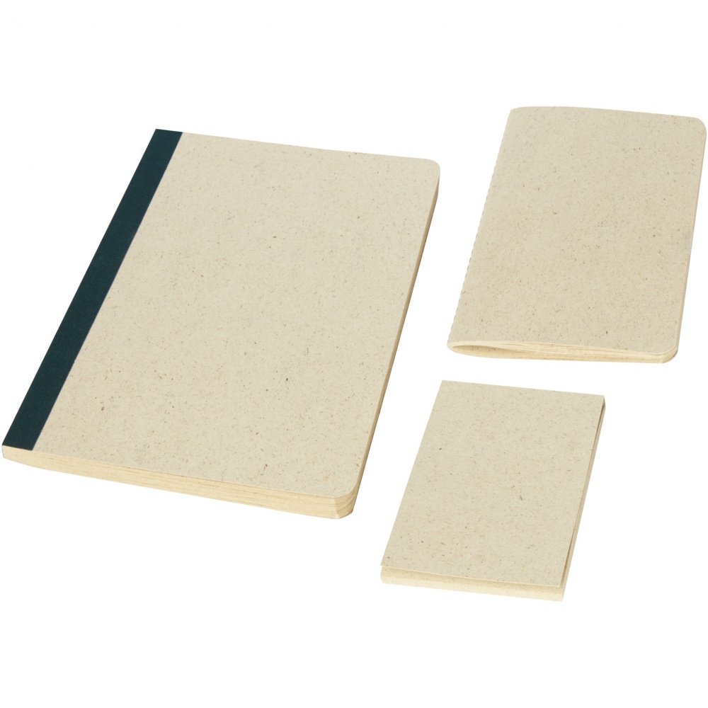 Logotrade advertising product image of: Verde 3-piece grass paper stationery gift set