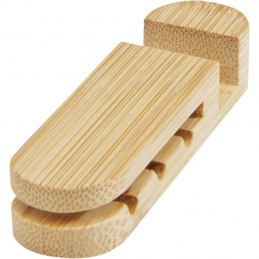 Logo trade promotional merchandise image of: Edulis bamboo cable manager 