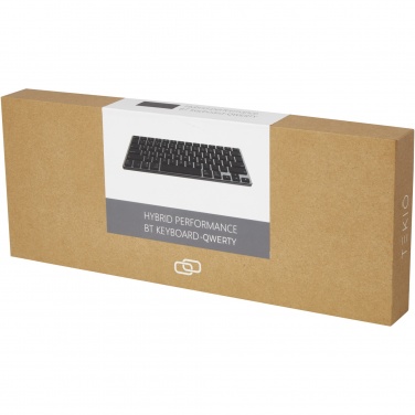 Logo trade promotional products image of: Hybrid performance Bluetooth keyboard - QWERTY