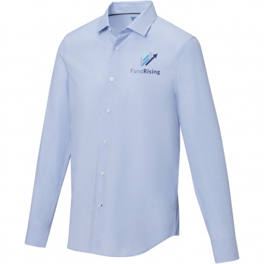 Logotrade promotional gift image of: Cuprite long sleeve men's organic shirt