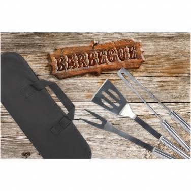 Logo trade promotional items picture of: Barcabo BBQ 3-piece set
