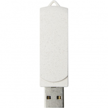 Logotrade promotional gifts photo of: Rotate 4GB wheat straw USB flash drive