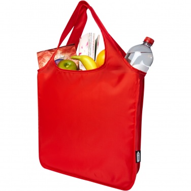 Logo trade promotional giveaways picture of: Ash RPET large foldable tote bag 14L