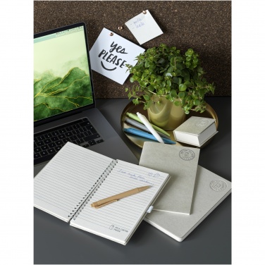 Logo trade promotional giveaway photo of: Dairy Dream A5 size reference recycled milk cartons spineless notebook