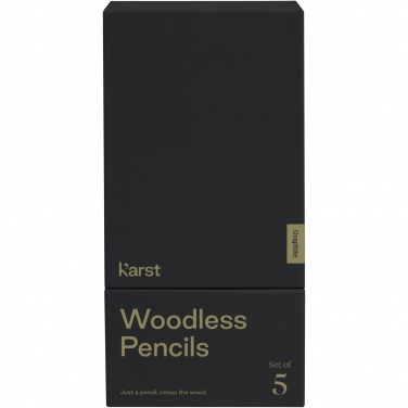 Logotrade promotional gift image of: Karst® 5-pack 2B woodless graphite pencils
