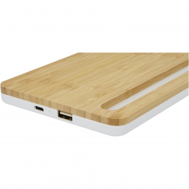 Logotrade promotional gift image of: Medake 10W bamboo wireless charger