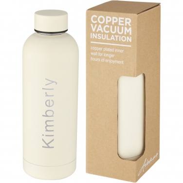 Logo trade promotional merchandise image of: Spring 500 ml copper vacuum insulated bottle