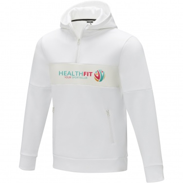 Logo trade promotional merchandise picture of: Sayan men's half zip anorak hooded sweater