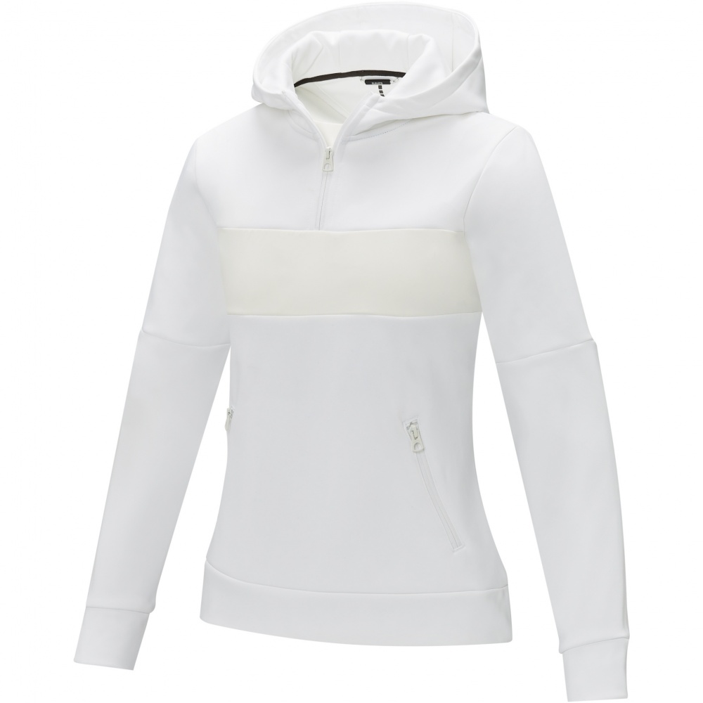 Logotrade corporate gifts photo of: Sayan women's half zip anorak hooded sweater