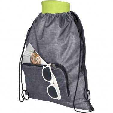 Logotrade promotional items photo of: Ash recycled foldable drawstring bag 7L