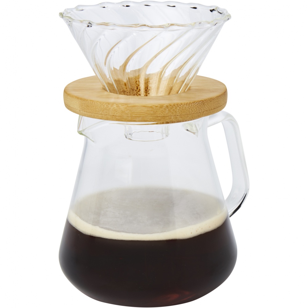 Logo trade promotional merchandise image of: Geis 500 ml glass coffee maker