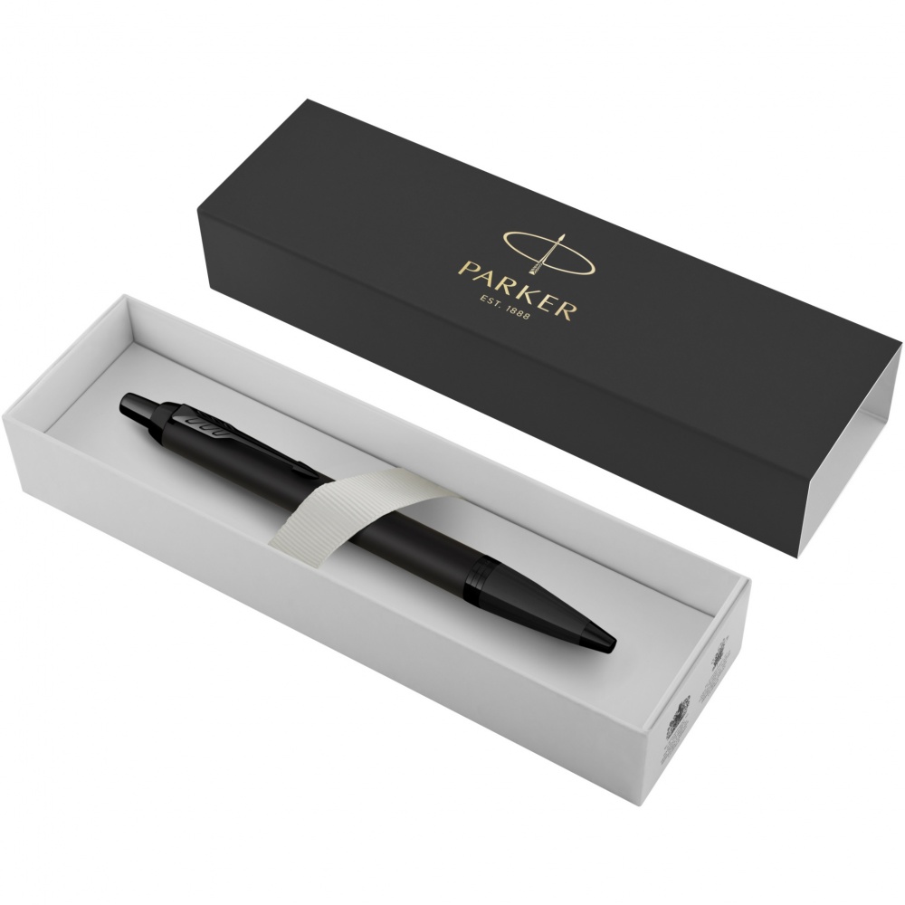 Logo trade corporate gifts image of: Parker IM achromatic ballpoint pen