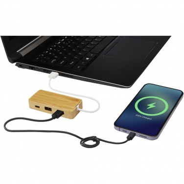 Logotrade advertising product picture of: Tapas bamboo USB hub