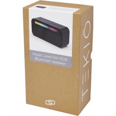 Logo trade promotional gift photo of: Music Level 5W RGB mood light Bluetooth® speaker