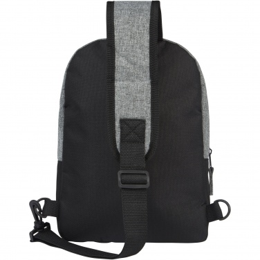 Logo trade corporate gifts image of: Reclaim GRS recycled two-tone sling 3.5L