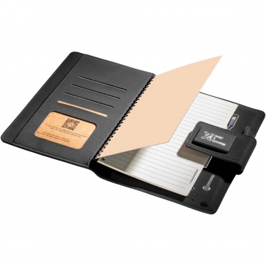 Logo trade promotional gifts image of: SCX.design O16 A5 light-up notebook power bank